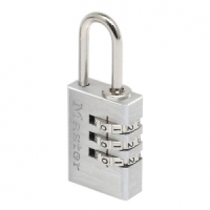 Master Lock 7620EURD 3 Digit Resettable Aluminium Padlock 20 &pound;6.99