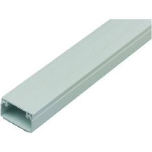 Wickes Self Adhesive Mini Trunking White 16x25mmx2m