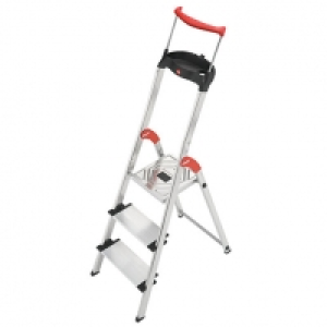 Hailo Xxr 3 Tread Step Ladder with Extra Wide Tread and Exte £79.99