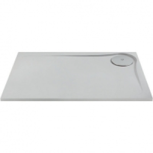 Wickes 25mm ABS Ultra Low Profile Rectangular Shower Tray Le