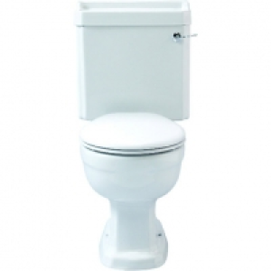 Wickes Hamilton Toilet Pan, Cistern & Lever with Soft Close