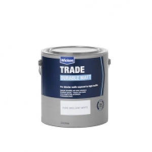 Wickes Trade Durable Matt Emulsion Paint Pure Brilliant Whit