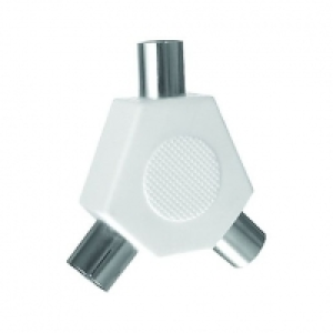 Wickes TV/FM 2 Way Coaxial Y Splitter