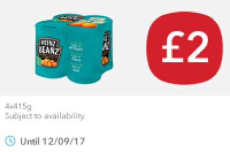 Heinz Baked Beanz £2.00