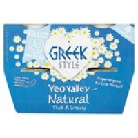 Morrisons  Yeo Valley Natural Greek Style 4 Heavenly Pot