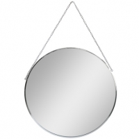 BMStores  Round Hanging Mirror with Metal Chain