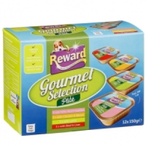 Reward Gourmet Selection Pate Dog Food 12 x 150g £2.99