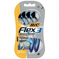 BMStores  Bic Flex 3 Comfort 4pk