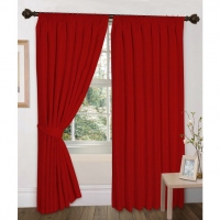 Poundstretcher  JACQUARD FULLY LINED PENCIL PLEAT CURTAINS