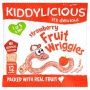 Kiddylicious Strawberry Fruit Wriggles £0.58