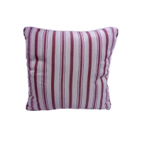QDStores  Jacquard Red Stripe Sofa Cushion