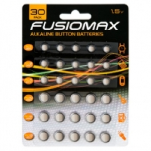 Fusionmax, Button Cell, 30 Pack £1.00