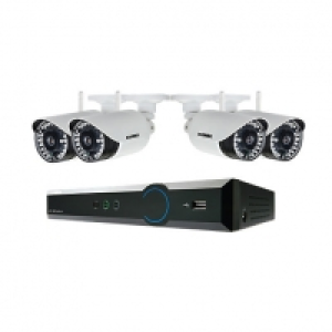 Lorex LH04141TC4WP 720P Hd 4 Input with 4 Bullet Camera 1TB