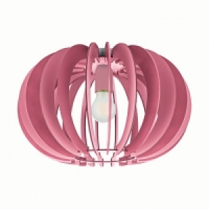 EGLO Childrens Ceiling Light Wood-Pink