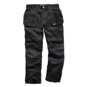 Scruffs Worker Plus Trouser Black 32S