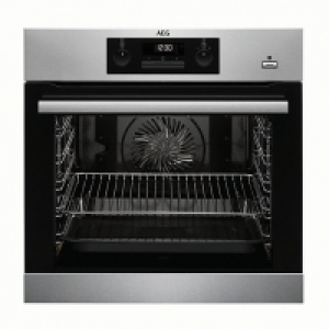 AEG Single Multifunction Pyrolytic Oven BPK351020m Ss