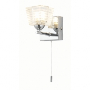 Spa Aquila 1 Light Bathroom Wall Light Chrome