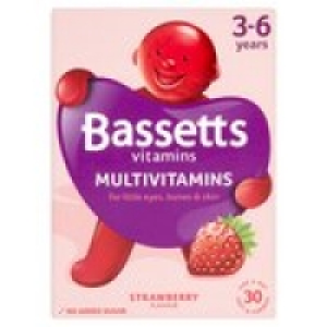 Bassetts 3-6 Multivitamin Strawberry £3.00