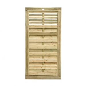 Wickes Kyoto Slatted Timber Gate - 900 x 1800 mm