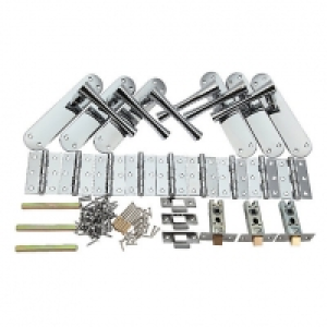 Wickes Bella Latch Handles Pair Set Polished Chrome Finish 3 &pound;46.60