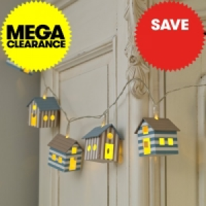 Dusk Til Dawn Beach Hut String Lights 10 Pack £5.99