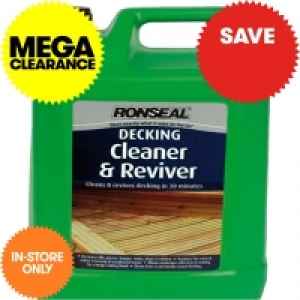 Ronseal Decking Cleaner & Reviver 5L £4.79