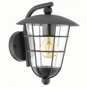 EGLO Outdoor Downwards Black Lantern