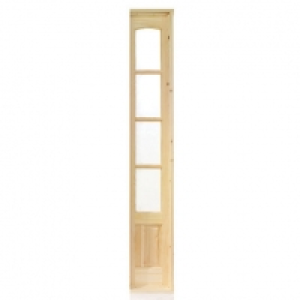 Wickes Newland Internal French Door Demi Side Panel Pine Gla &pound;79.99