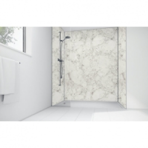 Wickes White Calacatta Laminate 1200 x 900mm 3 Sided Shower  £800.00