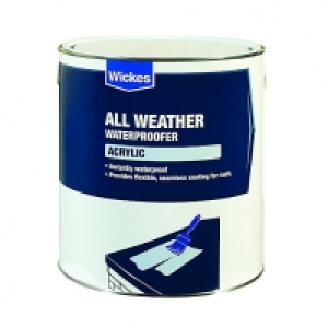 Wickes Acrylic High Performance Roof Waterproofer 4L