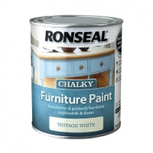 Ronseal Chalky Furniture Paint Dove Grey 750ml £11.99