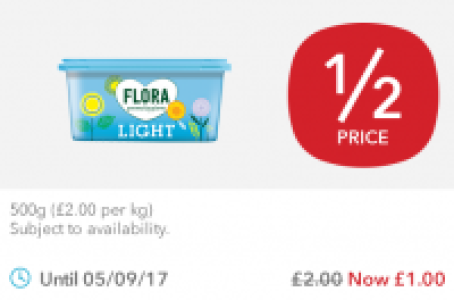 Flora Light Spread £1.00