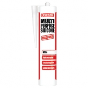EVO-STIK Trade Only Multi-Purpose Silicone - white &pound;3.99