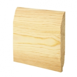 Wickes  Wickes Dual Purpose Chamfered/Ovolo Pine Skirting 20.5 x 144