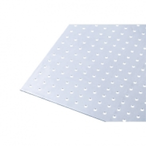 Wickes  Wickes Metal Sheet Perforated Round Hole 4.5mm Uncoated Alum