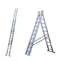 Wickes  Youngman Professional 3 Section Combi Ladder 3.085m