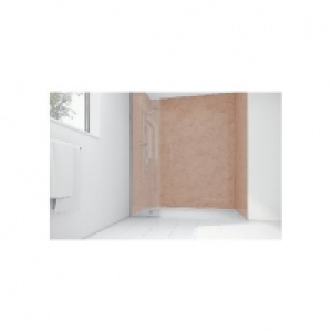 Wickes  Wickes Inca Stone Laminate 1200x900mm 3 sided Shower Panel K