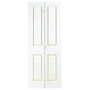 Wickes Stirling Internal Bi-Fold Door White Grained Moulded