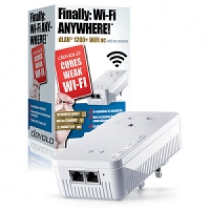 Wickes  Devolo dLAN 1200+ WiFi AC Powerline Additional Adapter