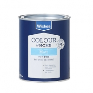 Wickes Non-drip Matt Paint Brilliant White 750ml £12.99