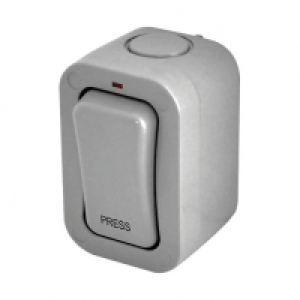 Masterplug IP66 20A Press Switch 1 Gang 1 Way WP14S £7.50