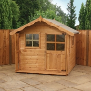 Mercia Timber Poppy Playhouse & Base - 5 x 5 ft