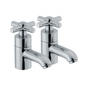 Wickes  Wickes Anvil Basin Taps Chrome