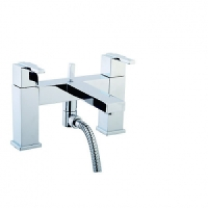 Wickes  Wickes Kubism Bath Shower Mixer Chrome