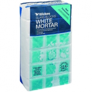 Wickes Glass Block Mortar Mix Adhesive 12.5kg £0.50