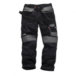 Wickes  Scruffs 3D Trade Trouser Black 38R