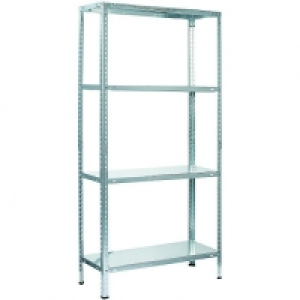 Wickes  Wickes 4 Tier Metal Shelving Unit 45kg