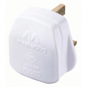 Masterplug Fuse Plug 3A White