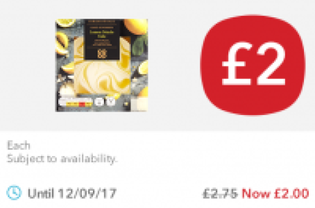 Co-op Irresistible Lemon Drizzle Cake £2.00
