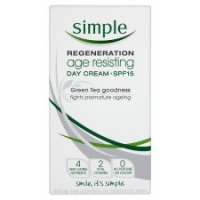 Tesco  Simple Age Resisting Day Cream Spf 15 50Ml